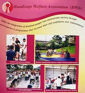 Handicaps Welfare Association poster 