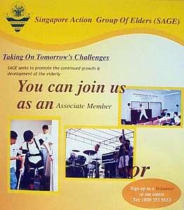 Singapore Action Group of Elders poster