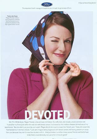 Megan Mullally & Ford: Fight Against Breast Cancer