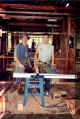 Steve Manning's (from Trinity Ev. Free) table saw was used non-stop.