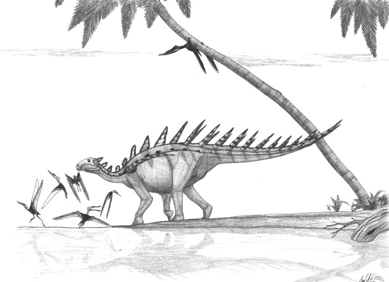 Dacentrurus armatus, w Ctenochasma and Gnathosaurus