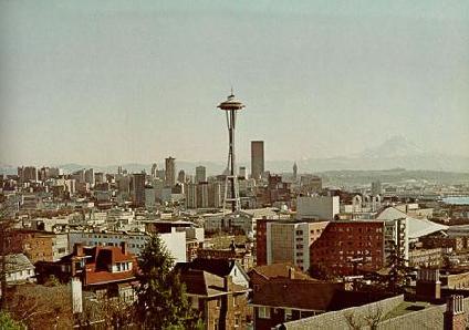 Seattle skyline, 1970