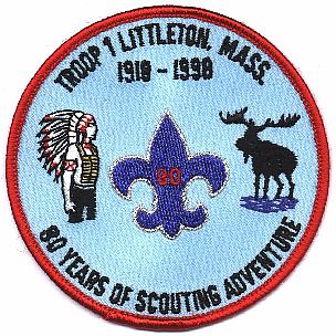 1998 Troop 1 Anniversary Patch