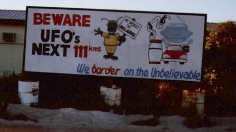 Beware UFOs next 111kms - We border on the unbelievable