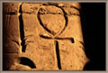 Luxor - temples of Karnak - ankh hieroglyph