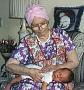Grandma Moen with Myriah 1996