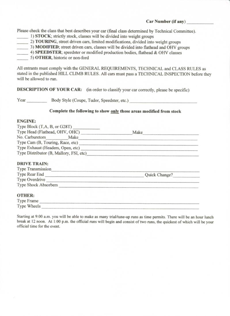 Spindale Registration Form, page 2