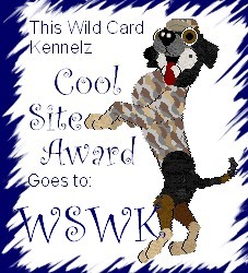 Thanx Wild Card Kennelz!