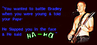 Lyrics from Battle Bradley Dub