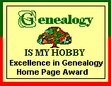 Pam Middleton-Lee's 'Excellence in
Genealogy' Award