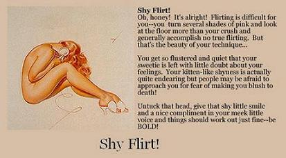 shy flirt