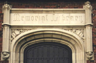 Memorial Library Door