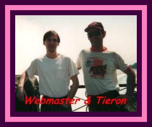 Webmaster and Tieron on the boat