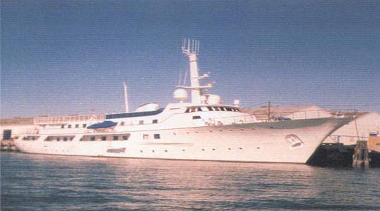 Y/T Claire T - still ranks among the langest yachts in the world.
