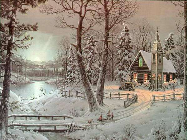 Peacefulcountrywinterchurch