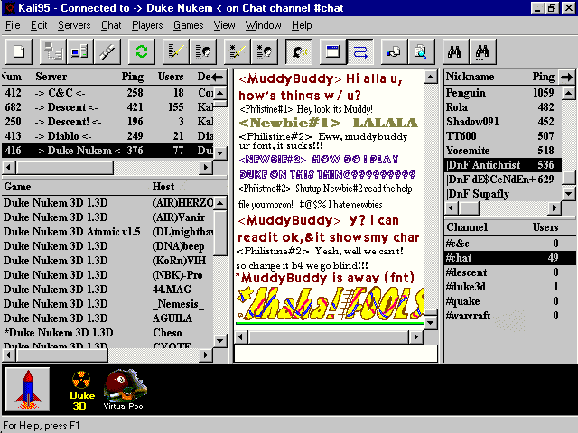 Your average exchange on Kali