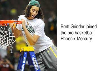 Brett Grinder joined the pro basketball Phoenix Mercury