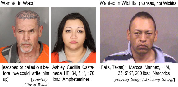 Wanted in Waco: [escaped or bailed out before we
