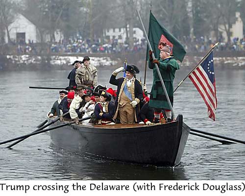 crossing.jpg Trump crossing the Delaware (with Frederick Douglass)