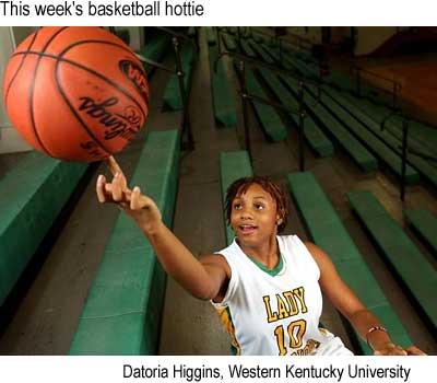 This week's basketball hottie: Datoria Higgins, Western Kentucky University