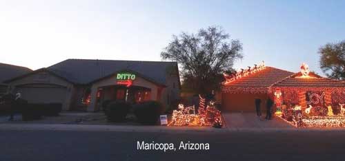 Ditto yer Xmas lights Maricopa, Arizona