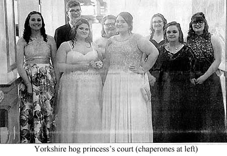 edmprom3.jpg Yorkshire hog princess' court (chaperones at left)