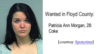 floyd01.jpg Wanted in Floyd County: Patricia Morgan, 28,  Coke (Spotcrime)