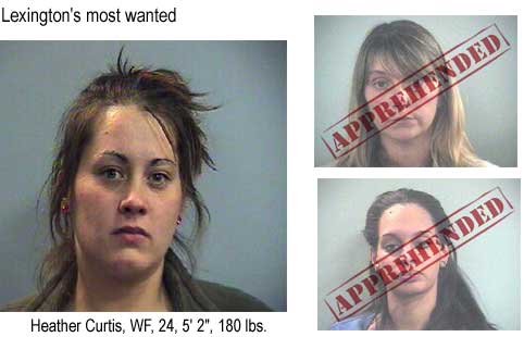 Lexington's most wanted Heather Curtis, WF, 24, 5'2", 180 lbs