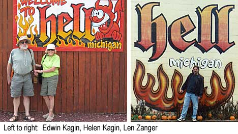 Welcome to Hell, Michigan: Left to right, Edwin Kagin, Helen Kagin, Len Zanger