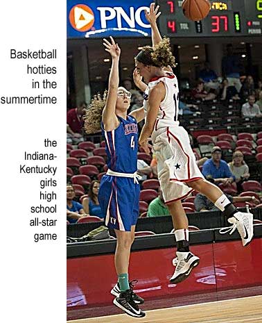 Basketball hotties in the summertime: The Indiana-Kentucky girls high school all-star game