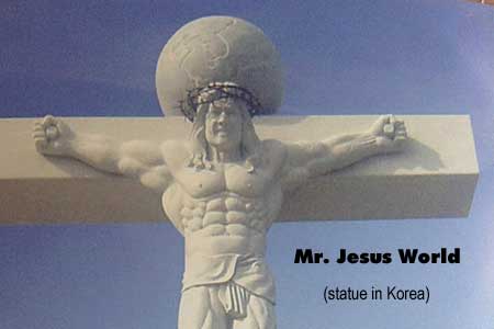 Mr. Jesus World (statue in Korea)