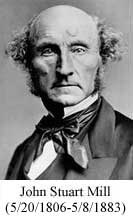 John Stuart Mill (5/20/1806-5/8/1873)