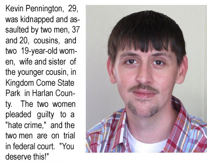 Kevin Pennington, hate crime victim