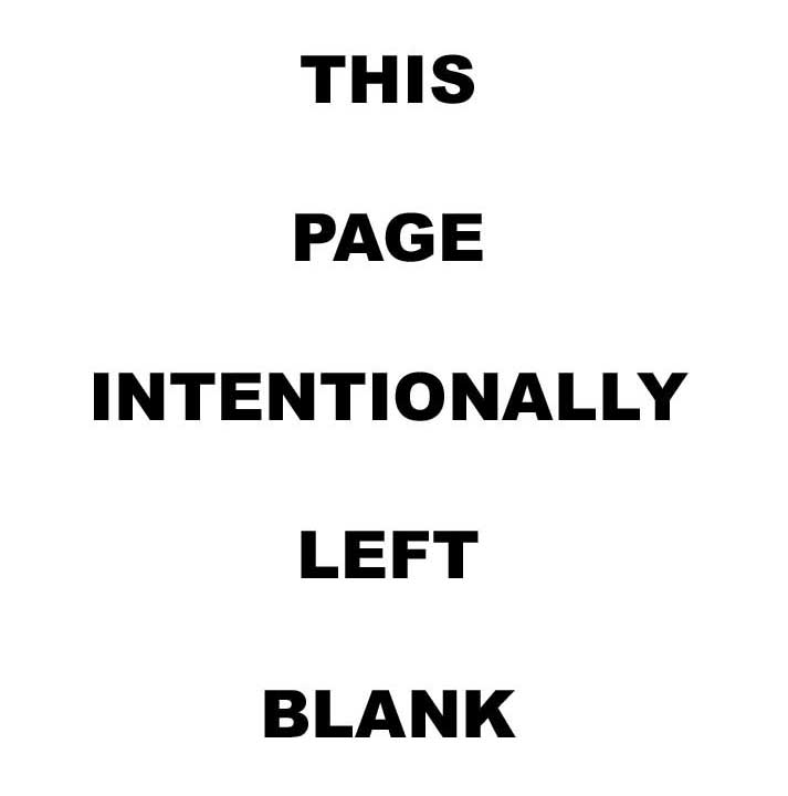 THIS PAGE INTENTIONALLY LEFT BLANK