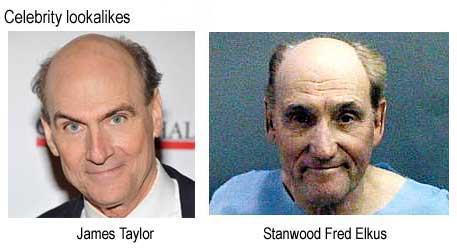 Celebrity lookalikes: James Taylor, Stanwood Fred Elkus