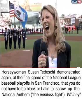 Susan Tedeschi fucks up the National Anthem
