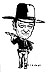 1992 'classic' John Wayne caricature