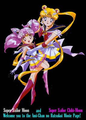 Sailor Moon and Sailor Chibi-Moon welcome you!