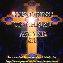 Honoring of Christ Award