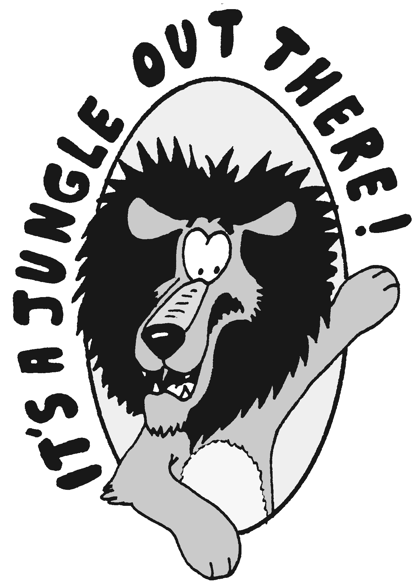 Logo: "It's a Jungle out there!"