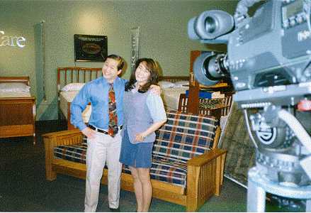 Mancini's Sleepworld commercial with 3rd wife Carrie Lee