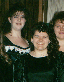 I'm the Short one.  Shauna (behind me)gave me a ride to Prom.