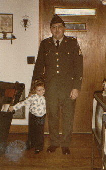 Rugrat Doc and my Daddy in uniform.