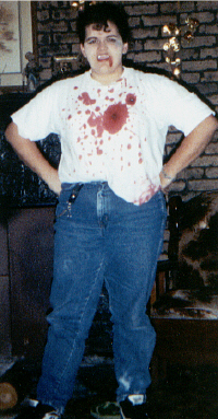 Halloween 1999, I was a Vampire under attack.