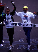 Grete Waitz with Fred Lebow