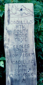 Cadillac Trail Sign
