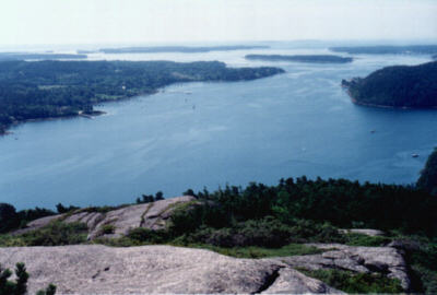 View from Acadia Mountain