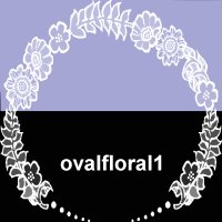 Oval Floral 1