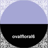 Oval Floral 6 Mask