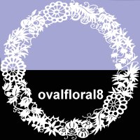 Oval Floral 8 Mask